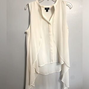 Off white summer layered blouse